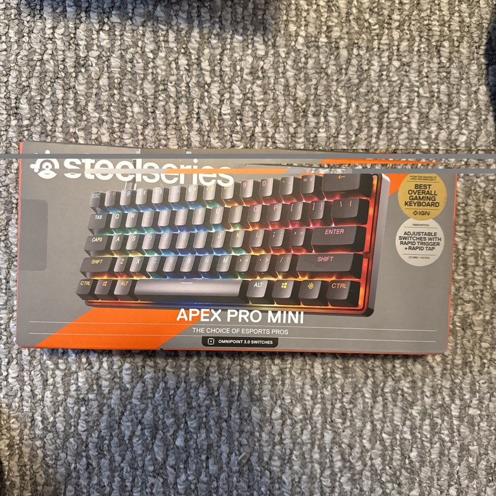 SteelSeries Apex Pro TKL Gen 3 Wireless Gaming Keyboard (64871) - New Sealed!